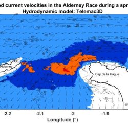 Optimisation de fermes hydroliennes dans le Raz Blanchard